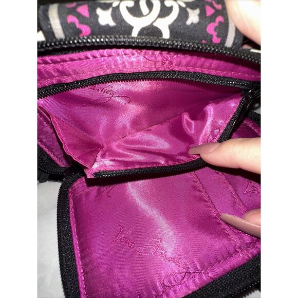 2 Retired Vera Bradley Wristlets Wallet Tech Case Card Canterbury Slate Blooms - Picture 10 of 11